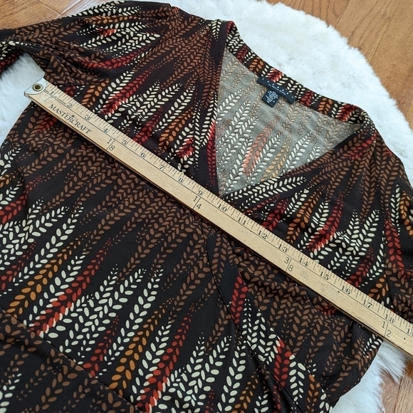 Laundry SHELLI SEGAL Faux Wrap Dress 10 - Picture 7 of 9